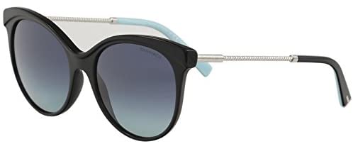 Tiffany & Co. Women's TF4149 TF/4149 80019S Black Butterfly Sunglasses 55mm