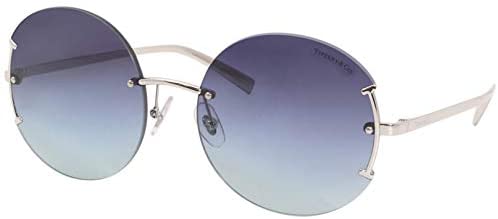 Tiffany - TF3071 Silver Round Women Sunglasses - 56mm