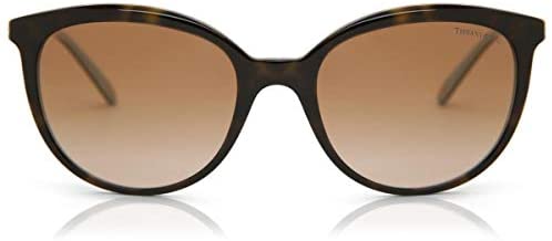 Tiffany TF4117B 81343B Havana/Blue TF4117B Cats Eyes Sunglasses Lens Category, Havana / Blue, 54mm