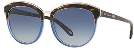 Tiffany TF4146 82464L Havana Fading Blue TF4146 Round Sunglasses Lens Category