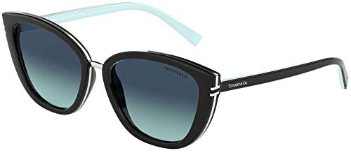 Tiffany TF4152 80019S Black TF4152 Cats Eyes Sunglasses Lens Category 2 Size 55