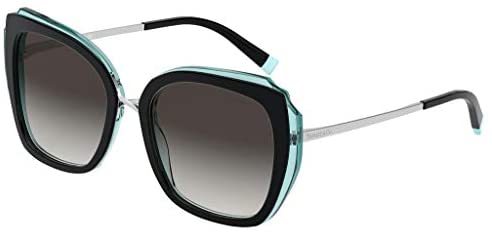 Tiffany TF4160 82853C Black/Blue TF4160 Square Sunglasses Lens Category 3 Siz