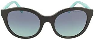 Tiffany TF4164 80019S Black TF4164 Round Sunglasses Lens Category 2 Size 52mm