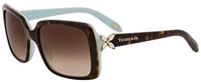 Tiffany TIFFANY VICTORIA TF 4047B HAVANA AZURE/BROWN SHADED 55/19/130 women Sunglasses
