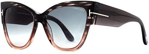 Tom Ford Anoushka TF371 AnoushkaSunglasses, Gray Frame/Gradient Smoke Lens, 57mm