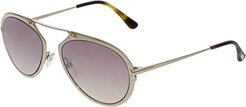 Tom Ford Dashel UV Protection Fashion Aviator Sunglasses Gold O/S