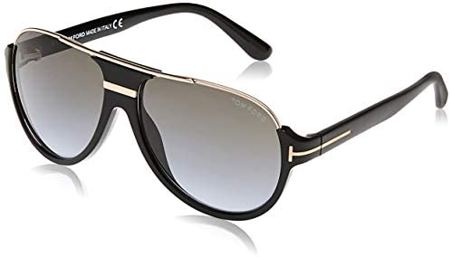 Tom Ford Dimitry Aviator Sunglasses in Shiny Black FT0334S 01P 59