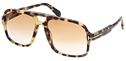 Tom Ford FALCONER-02 FT0884 Blonde Havana/Brown Shaded 60/18/140 unisex Sunglasses