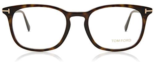 Tom Ford FT 5505 052 Dark Havana Plastic Square Eyeglasses 52mm