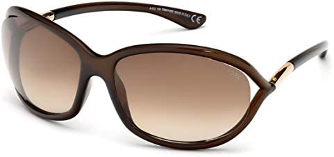 Tom Ford FT0008 Jennifer Geometric Sunglasses for Women + FREE Complimentary Eyewear Kit