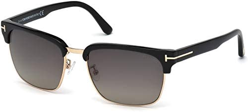 Tom Ford FT0367 River Square Sunglasses for Men + FREE Complimentary Eyewear Kit