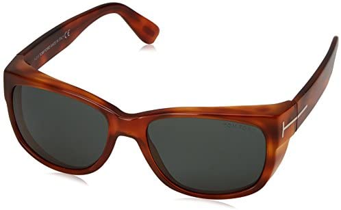 Tom Ford FT0441 53N Blonde Havana Carson Oval Sunglasses Lens Category 3 Size 5