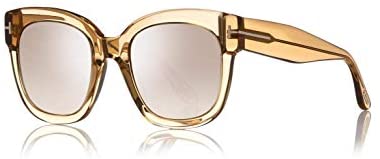 Tom Ford FT0613 Beatrix-02 Geometric Sunglasses for Women + FREE Complimentary Eyewear Kit