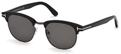 Tom Ford FT0623 02D Matte Black Laurent Retro Sunglasses Polarised Lens Categor, 51mm