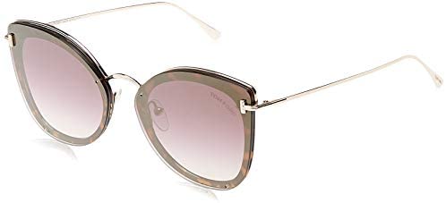 Tom Ford FT0657 52G Dark Havana Charlotte Cats Eyes Sunglasses Lens Category 3, 62-15-145