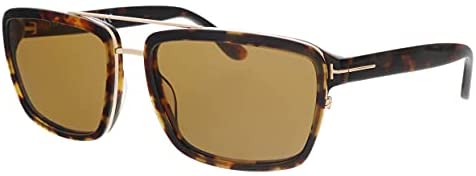 Tom Ford - FT0780 Havana/Other Aviator Men Sunglasses - 58mm
