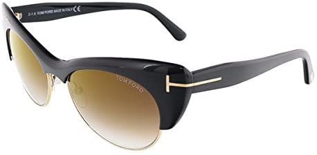 Tom Ford Lola Sunglasses in Shiny Black FT0387 01G 54