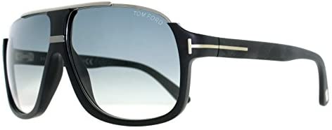 Tom Ford Men's Elliot Sunglasses in Matte Black Gradient Blue FT0335 02W 60