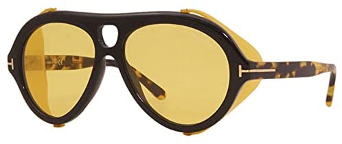 Tom Ford NEUGHMAN FT 0882 Black Havana/Brown Yellow 60/15/145 men Sunglasses