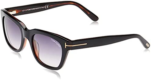 Tom Ford SNOWDON FT0237 05B Black/Other Sunglasses Grey Gradient 52mm Lens