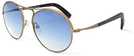 Tom Ford Sunglasses TF 449 Jessie 37W Brushed Antique Gold Matte Tortoise 54mm