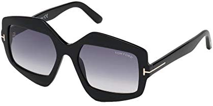 Tom Ford TATE-02 FT 0789 Black/grey Shaded 55/19/140 Unisex Sunglasses
