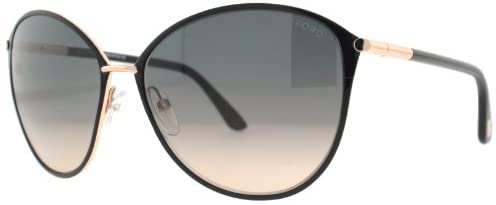 Tom Ford Tf 320 Penelope Black/Gold Frame/Gray Gradient Lens 59Mm