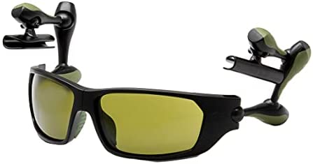 Toro Lidiado's Premium XL Hat Mountable, Fully Frame Adjustable, Magnetic Center Strip Designer Sports Sunglasses