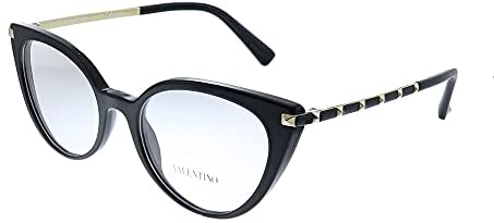 Valentino VA 3040 5154 Black Plastic Cat-Eye Eyeglasses 51mm
