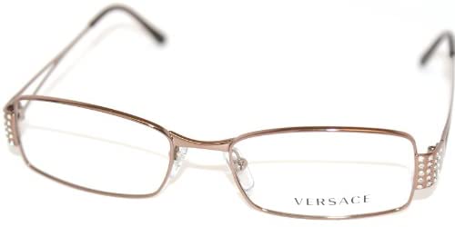 Versace 1117b Eyeglasses Brown Demo Lens 51 17 135