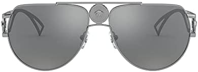 Versace ENAMEL MEDUSA VE 2225 Ruthenium/Grey 60/15/140 men Sunglasses