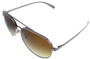 Versace VE 2217 100113 Gunmetal Metal Pilot Sunglasses Brown Gradient Lens