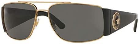 Versace VE2163 Rectangle Sunglasses For Men For Women+FREE Complimentary Eyewear Care Kit