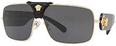 Versace VE2207Q Square Sunglasses for Men + FREE Complimentary Eyewear Kit