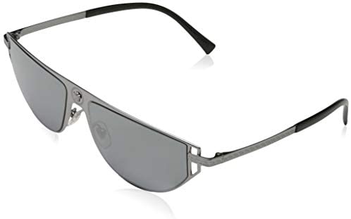 Versace VE2213 Sunglasses 10016G-57 -, Grey Mirror Silver VE2213-10016G-57