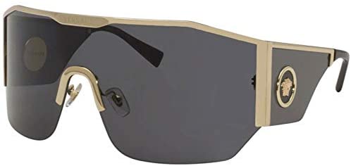 Versace VE2220 100287 Gold VE2220 Visor Sunglasses Lens Category 3 Size 41mm