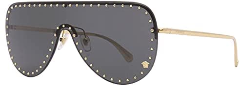 Versace VE2230B Sunglasses - (100287) Gold/Dark Gray - 45mm