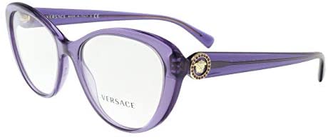 Versace VE3246B Eyeglass Frames 5160-54 - Transparent Violet VE3246B-5160-54
