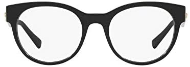 Versace VE3268 Eyeglass Frames GB1-51 - Black VE3268-GB1-51