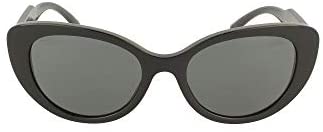 Versace VE4378 GB1/87 Black VE4378 Cats Eyes Sunglasses Lens Category 3 Size 54