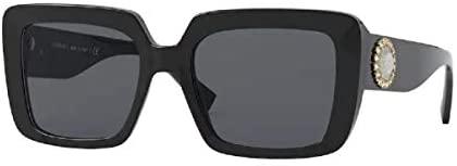 Versace VE4384B Square Sunglasses for Women + FREE Complimentary Eyewear Kit