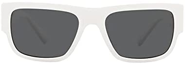 Versace VE4406 Sunglasses - (314/87) White/Dark Gray - 56mm