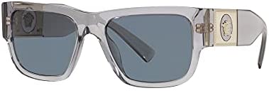 Versace VE4406 Sunglasses - (530580) Transparent Gray/Dark Blue - 56mm