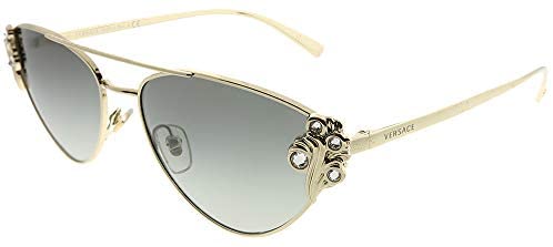 Versace Women's VE2195B Pale Gold/Grey Gradient One Size