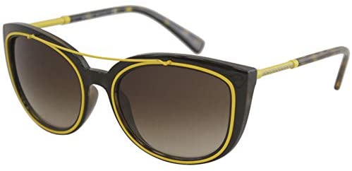 Versace Women's VE4336 Sunglasses 56mm, Havana, 56/20/140