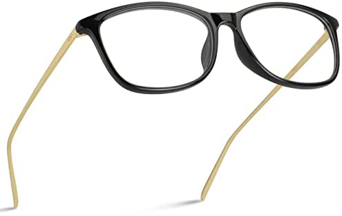 WearMe Pro - Rectangular Blue Light Elegant Metal Frame Modern Glasses