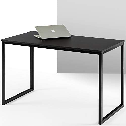 ZINUS Jennifer 47 Inch Black Frame Desk / Computer Workstation / Office Desk / Easy Assembly, Deep Espresso