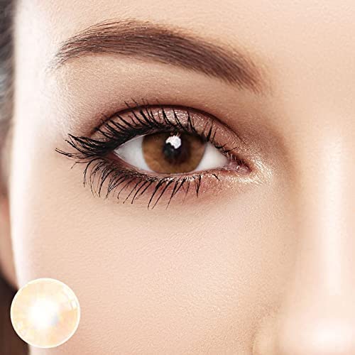 warm cura Cosplay Party, Fashion Show, Christmas Party, Easter Party Toy Colored for Eyes (Ochre)
