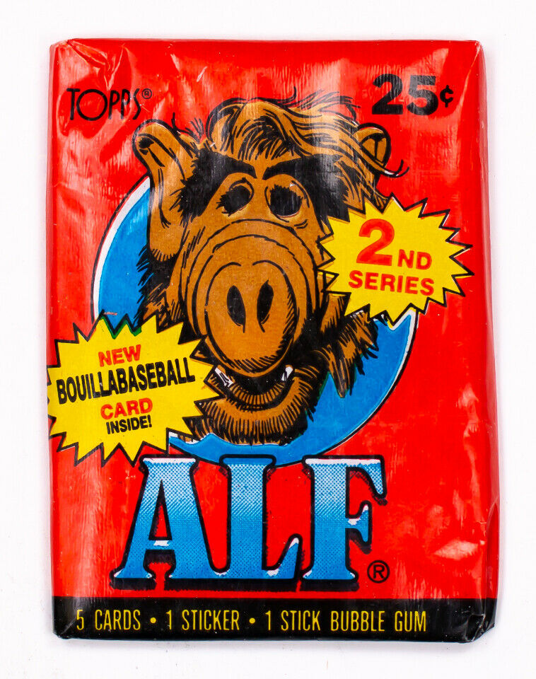 ALF Series 2 Vintage Trading Cards ONE Wax PACK 1987 Topps NBC