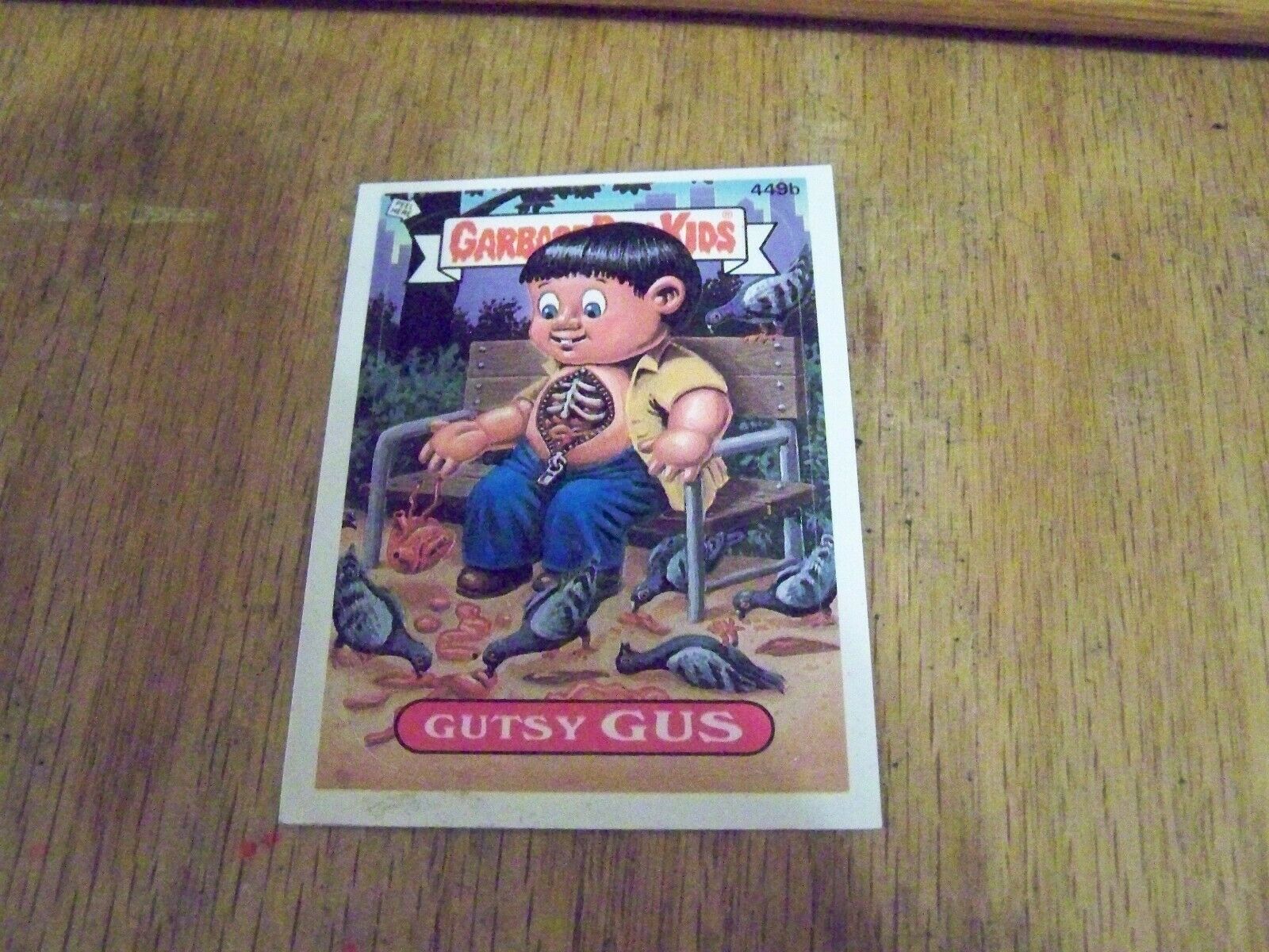 TOPPS GARBAGE PAIL KIDS 1987 GUSTY GUS TRADING CARD